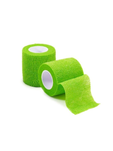 Бинт эластичный самоклеющийся, зеленый AS Company